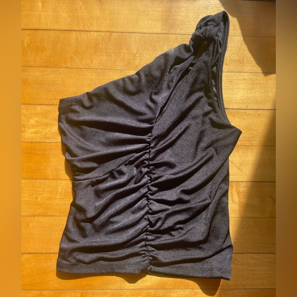 Anthropologie one shoulder top